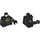 LEGO Black Batman Torso Without Belt (76382 / 88585)