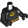 LEGO Svart Batman med Minifigur Kropp (973 / 76382)