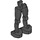 LEGO Black Battle Droid Legs with Torso Clip (42687 / 65035)