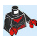 LEGO Schwarz Batwoman Torso (973 / 76382)