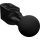 LEGO Noir Faisceau 2 avec Droit Rotule (1 trou dans la balle) (64276)