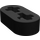 LEGO Black Beam 2 x 0.5 with Axle Holes (41677 / 44862)