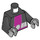 LEGO Schwarz Beast Boy Minifig Torso (973 / 76382)