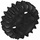 LEGO Black Bevel Gear with 20 Teeth (Reinforced) (18575)