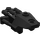 LEGO Black Bionicle 3 x 5 x 2 Knee Shield (53543)