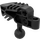 LEGO Zwart Bionicle Hoofd Connector met Kogelgewricht 3 x 2 (47332)