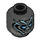LEGO Black Black Panther Minifigure Head (Recessed Solid Stud) (3626 / 37129)