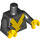 LEGO Black Black Vulcan Minifig Torso (973 / 88585)