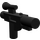 LEGO Zwart Blaster Gun - Kort  (58247)