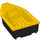 LEGO Noir Boat 8 x 16 x 3 avec Jaune Haut (28925)