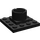 LEGO Black Boat Mast Base 4 x 4 x 1 &amp; 2/3 (6067)