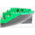 LEGO Noir Bateau Stern 12 x 14 x 5.3 Hull avec Vert Haut (6053)