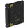 LEGO Black Book Cover with Gold &#039;TMR&#039; and 2 Gold Corner Trim (24093)