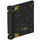 LEGO Black Book Cover with Gold &#039;TMR&#039; and Corner Trim (24093)