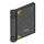 LEGO Black Book Cover with Gold &#039;TMR&#039; and Corner Trim (24093)