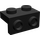 LEGO Schwarz Halterung 1 x 2 - 1 x 2 (99781)