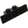 LEGO Black Bracket 1 x 2 - 1 x 4 with Rounded Corners (2436 / 10201)