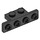 LEGO Nero Staffa 1 x 2 - 1 x 4 con angoli arrotondati (2436 / 10201)