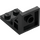 LEGO Black Bracket 2 x 3 - 2 x 2 (4598)