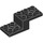 LEGO Negro Soporte 2 x 5 x 1.3 con Agujeros (11215 / 79180)