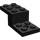 LEGO Black Bracket 2 x 5 x 1.3 with Holes (11215 / 79180)