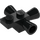 LEGO Black Brick 1 x 1 with Positioning Rockets (3963)