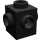 LEGO Black Brick 1 x 1 with Studs on Four Sides (4733)