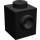 LEGO Black Brick 1 x 1 with Studs on Two Opposite Sides (47905)