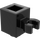 LEGO Schwarz Backstein 1 x 1 mit Vertikale Clip (O-Clip öffnen, Hohlbolzen) (60475 / 65460)