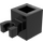 LEGO Schwarz Backstein 1 x 1 mit Vertikale Clip (&#039;U&#039;-Clip, fester Bolzen) (30241 / 60475)
