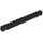 LEGO Negro Ladrillo 1 x 14 con Channel (4217)