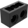LEGO Noir Brique 1 x 2 avec 2 des trous (32000)