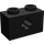 LEGO Schwarz Backstein 1 x 2 mit Achse Loch („+“ Öffnung und Unterrohr) (31493 / 32064)