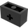 LEGO Noir Brique 1 x 2 avec Essieu Trou (ouverture &#039;+&#039; et tube inférieur) (31493 / 32064)