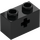 LEGO Black Brick 1 x 2 with Axle Hole (&#039;X&#039; Opening) (32064)