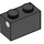 LEGO Black Brick 1 x 2 with Crowber Eyes with Bottom Tube (3004 / 79555)