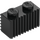 LEGO Black Brick 1 x 2 with Grille (2877)