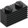 LEGO Black Brick 1 x 2 with Grille (2877)