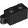 LEGO Black Brick 1 x 2 with Hinge Shaft (Flush Shaft) (34816)