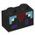 LEGO Black Brick 1 x 2 with Minecraft Enchanting Table Decoration with Bottom Tube (3004 / 29915)