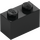 LEGO Black Brick 1 x 2 with Para-Biddybud Eyes with Bottom Tube (3004 / 94895)