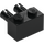 LEGO Black Brick 1 x 2 with Pins (30526 / 53540)