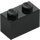 LEGO Black Brick 1 x 2 with Studs on One Side (11211)