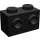 LEGO Noir Brique 1 x 2 avec Goujons sur Côtés opposés (52107)