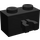 LEGO Black Brick 1 x 2 with Vertical Clip (Gap in Clip) (30237)