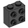 LEGO Negro Ladrillo 1 x 2 x 1.6 con Espigas en Uno Lado (1939 / 22885)