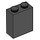 LEGO Zwart Steen 1 x 2 x 2 met Stud houder aan de binnenzijde (3245)