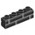 LEGO Sort Klods 1 x 4 med Embossed Bricks (15533)