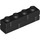 LEGO Black Brick 1 x 4 with Embossed Bricks (15533)