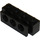 LEGO Sort Klods 1 x 4 med Huller og Bumper Holder (2989)